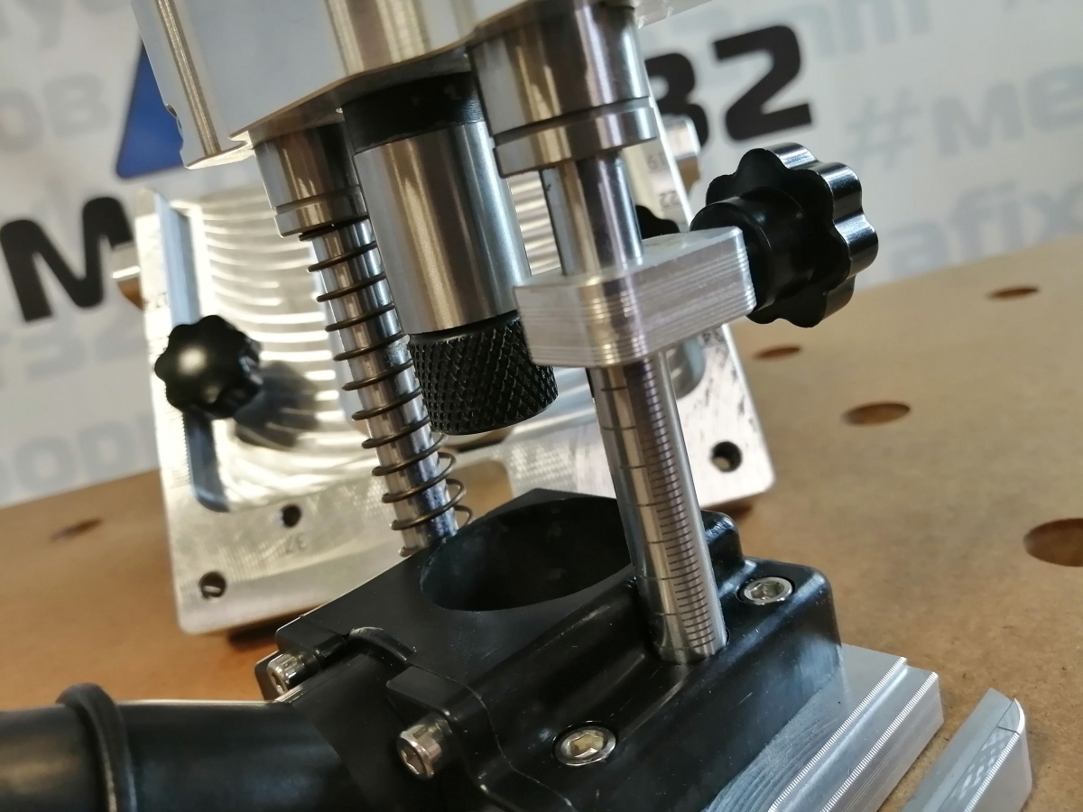 Шкала на валу фрезерного кондуктора