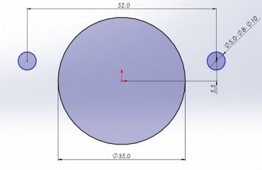 Редуктор для петель HETTICH Мастер 32 Про 52/5.5